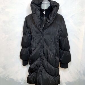 Elie Tahari black Down Puffer Jacket XL